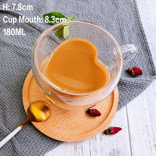 Load image into Gallery viewer, Heat Resistant Double Wall Glass Coffee/Tea Cups And Mugs  Travel Double Coffee Mugs With The Handle Mugs Drinking  Shot Glasses