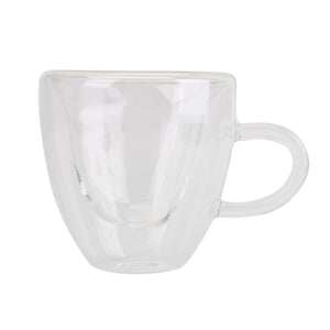 180ml/240ml Heart Love Shaped Tea Beer Mug Juice Cup Coffee Cups Mug Gift Double Wall Glass Mug Heat-Resisting Drinkware