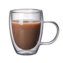 Load image into Gallery viewer, Double Wall Glass Coffee Mug Tea Beer Milk Mug Handmade Transparent Lemon Mug Water Drink Cup Copo Caneca Criativa Beer Glass
